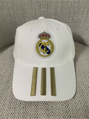 Adidas Real Madrid Rare White Cap Hat